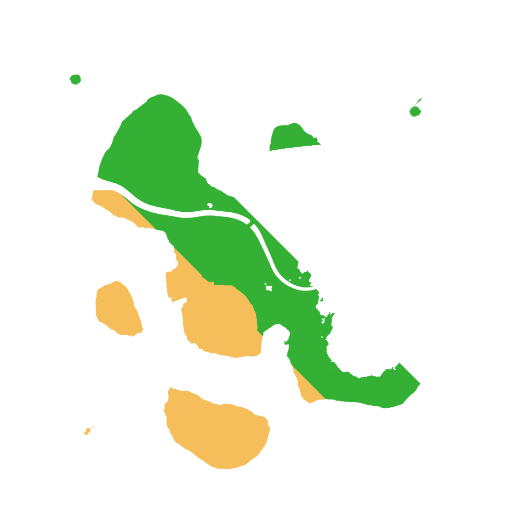Biome Rust Map: Procedural Map, Size: 2000, Seed: 828731669