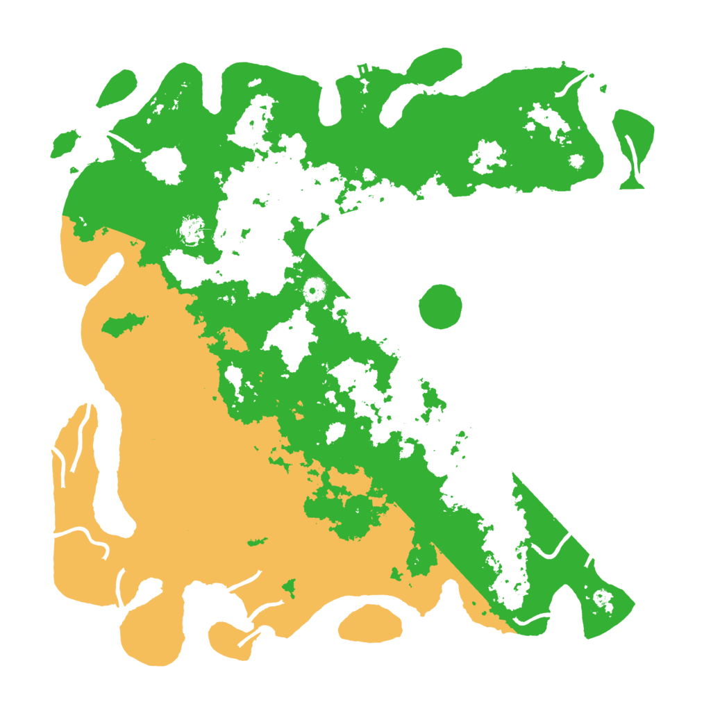 Biome Rust Map: Procedural Map, Size: 4500, Seed: 1492791412