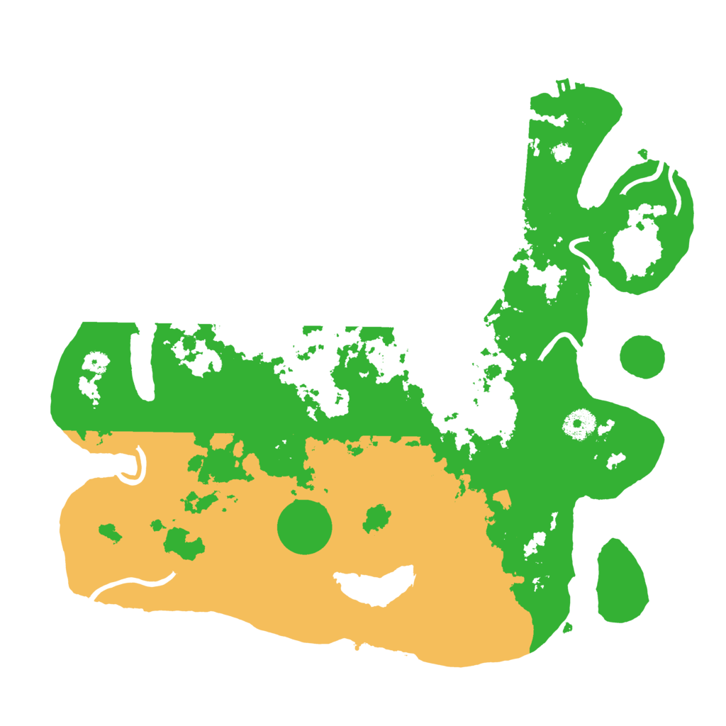 Biome Rust Map: Procedural Map, Size: 3500, Seed: 491522531