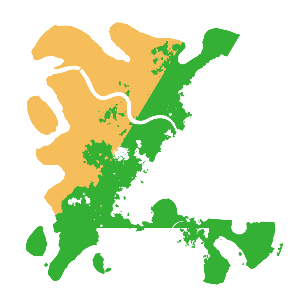 Biome Rust Map: Procedural Map, Size: 3500, Seed: 2098346550