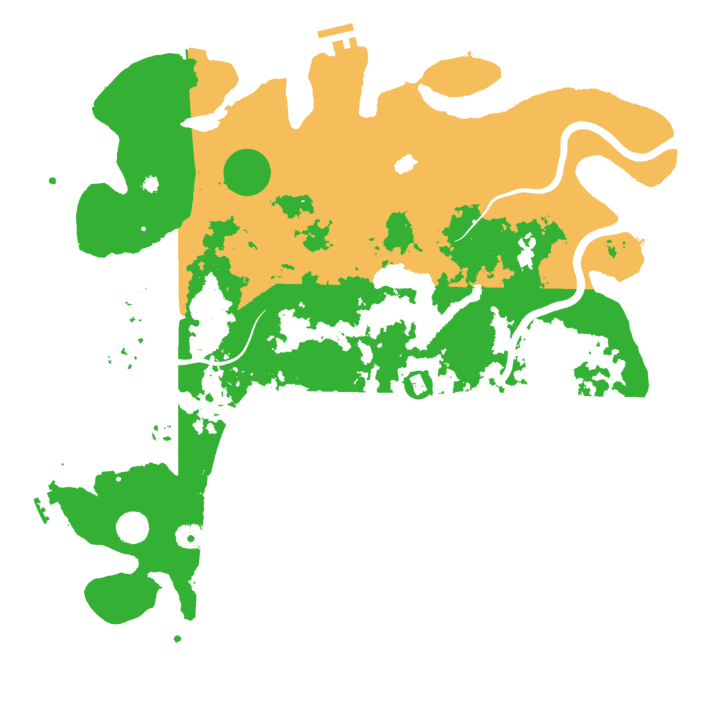 Biome Rust Map: Procedural Map, Size: 4000, Seed: 16742282