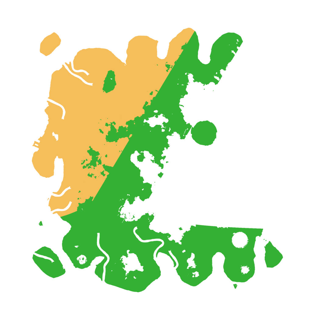 Biome Rust Map: Procedural Map, Size: 3500, Seed: 84618076