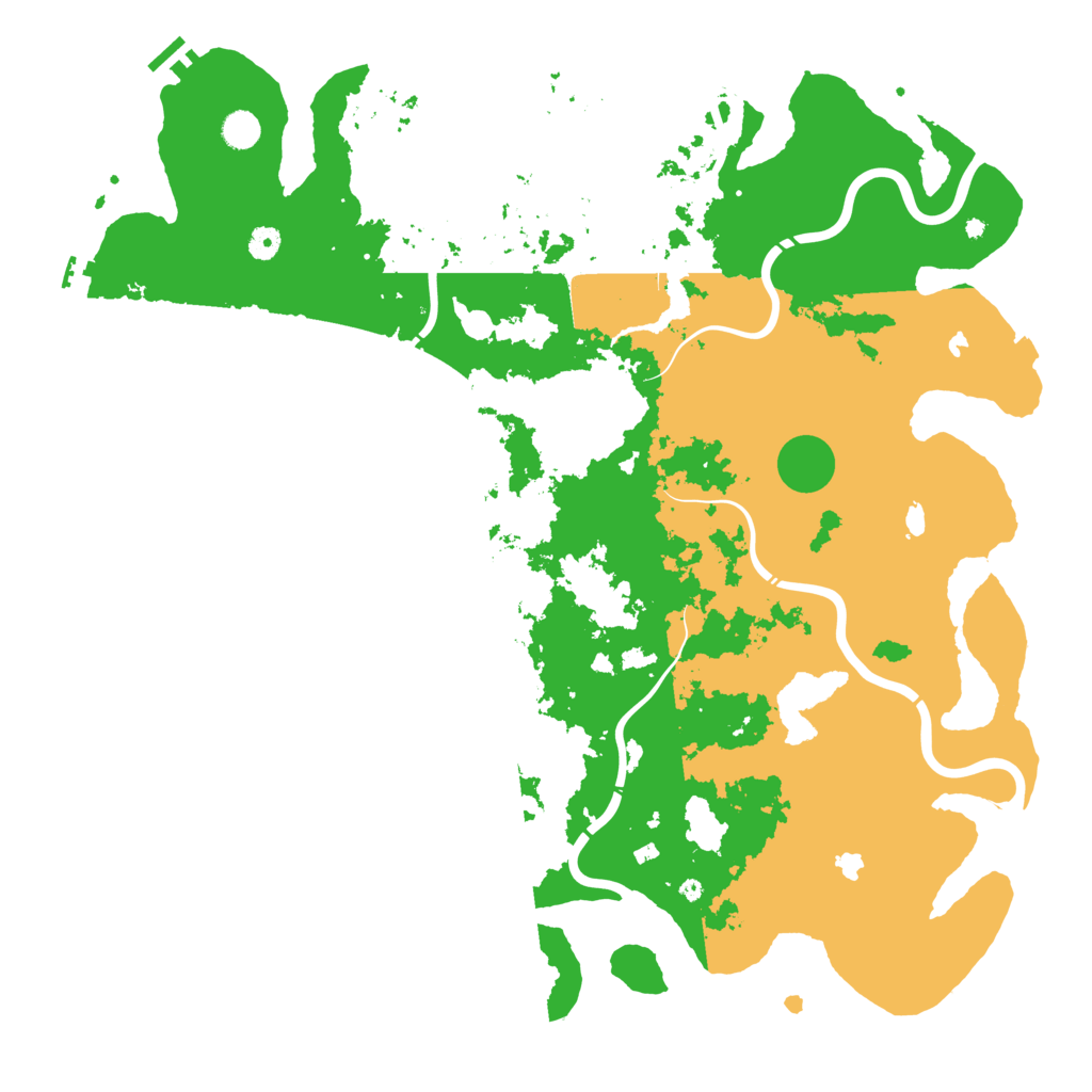 Biome Rust Map: Procedural Map, Size: 5000, Seed: 793197456