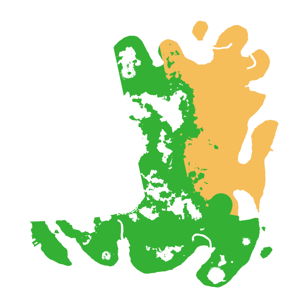 Biome Rust Map: Procedural Map, Size: 3500, Seed: 128312945