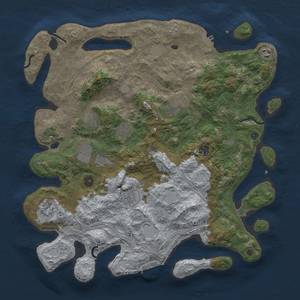 Thumbnail Rust Map: Procedural Map, Size: 4250, Seed: 998024, 17 Monuments