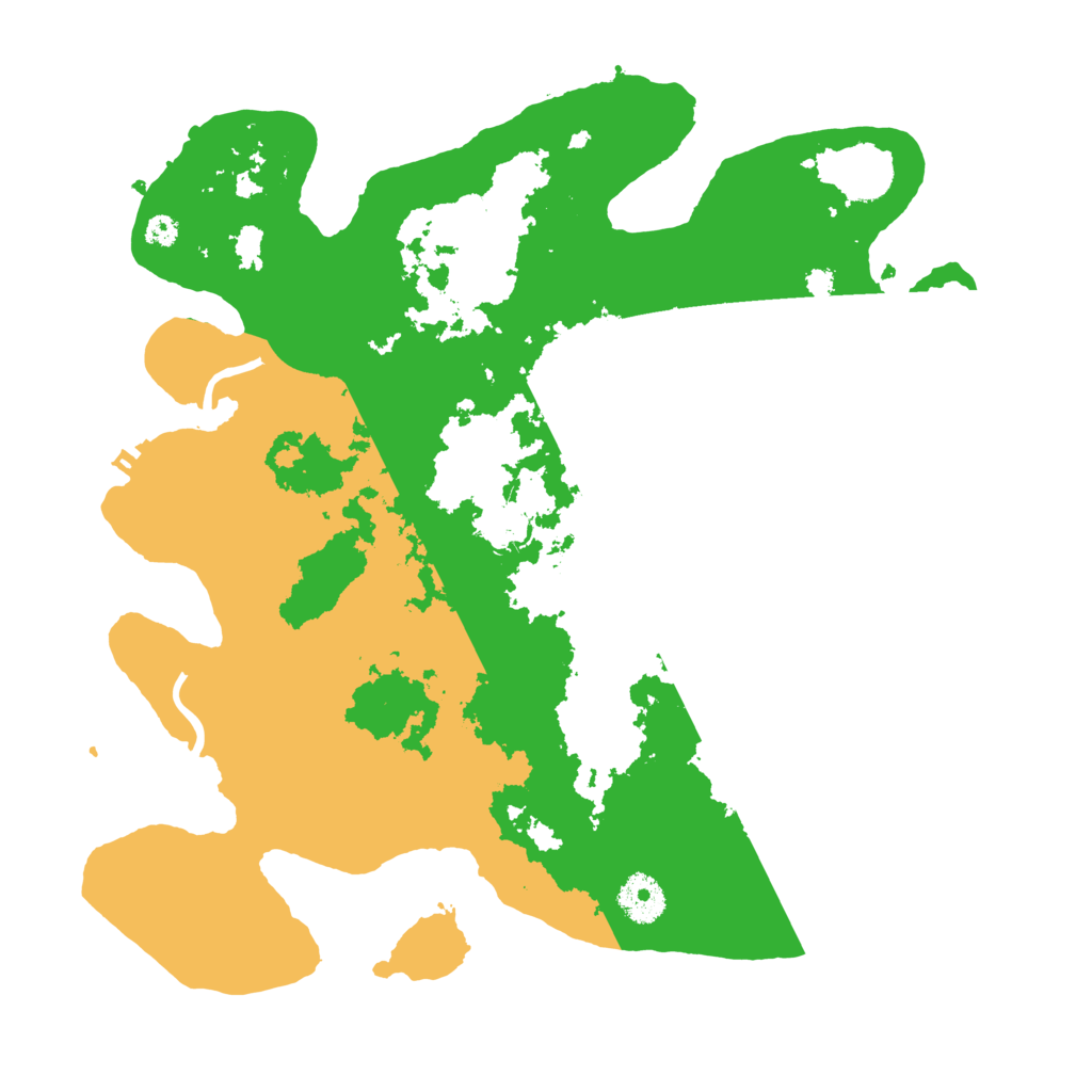 Biome Rust Map: Procedural Map, Size: 3500, Seed: 130101