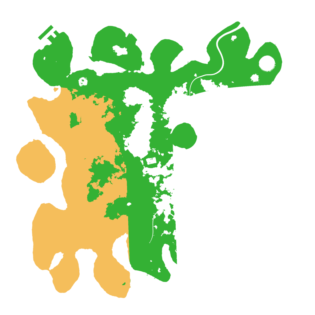 Biome Rust Map: Procedural Map, Size: 3500, Seed: 789290503