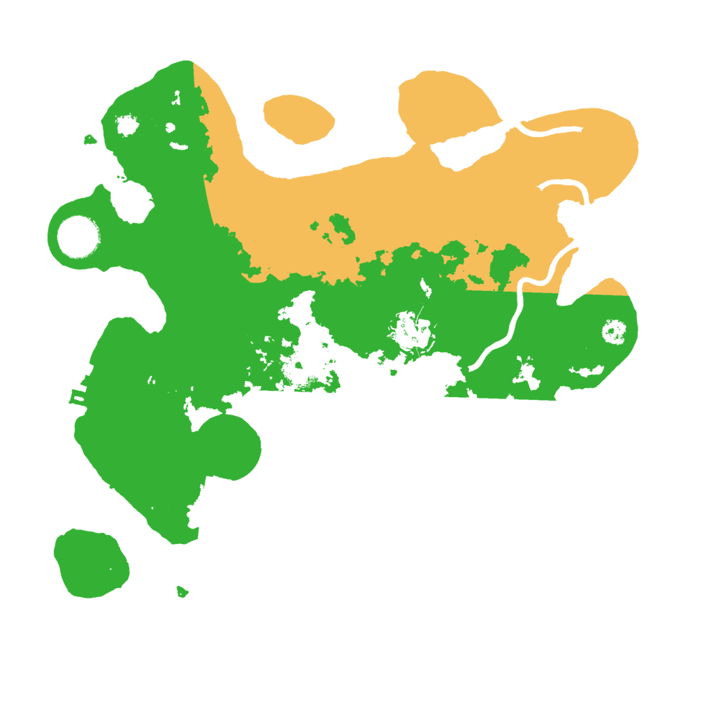 Biome Rust Map: Procedural Map, Size: 3000, Seed: 487350072