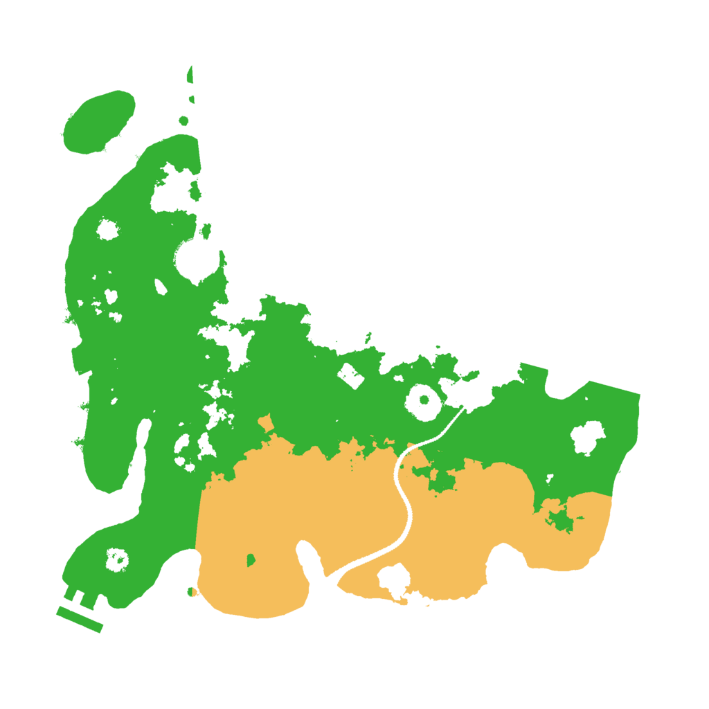 Biome Rust Map: Procedural Map, Size: 3000, Seed: 2139301905