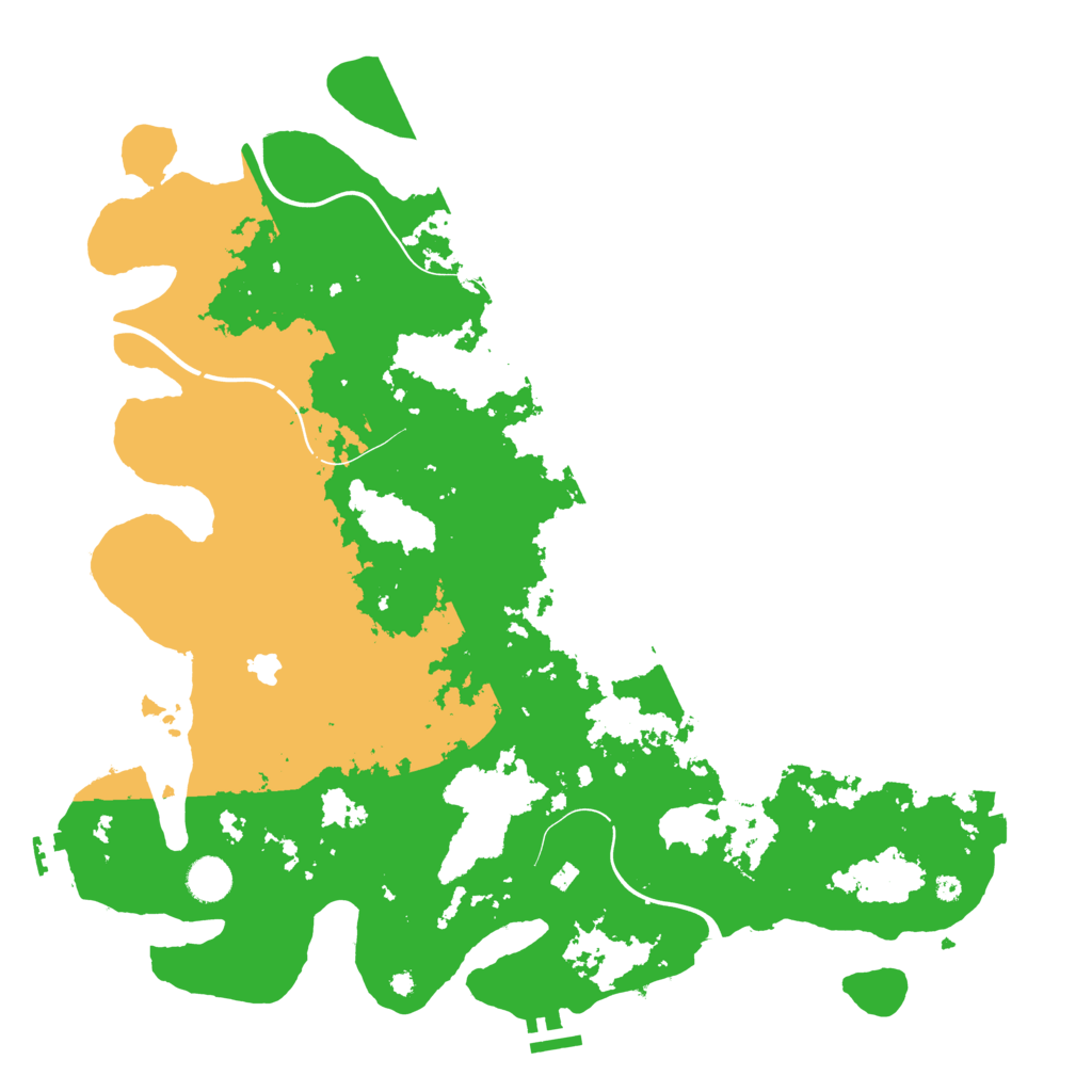 Biome Rust Map: Procedural Map, Size: 4250, Seed: 31406
