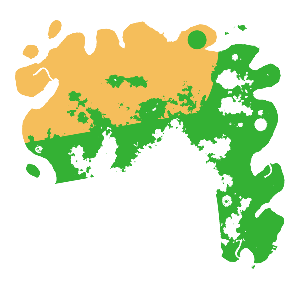 Biome Rust Map: Procedural Map, Size: 4250, Seed: 304