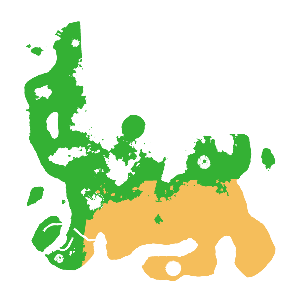 Biome Rust Map: Procedural Map, Size: 3500, Seed: 1475067345