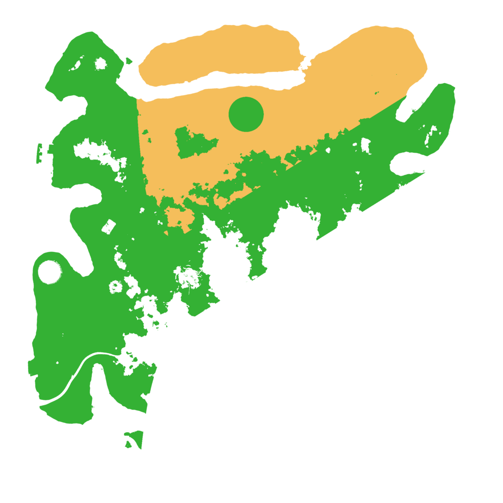 Biome Rust Map: Procedural Map, Size: 3800, Seed: 42072668