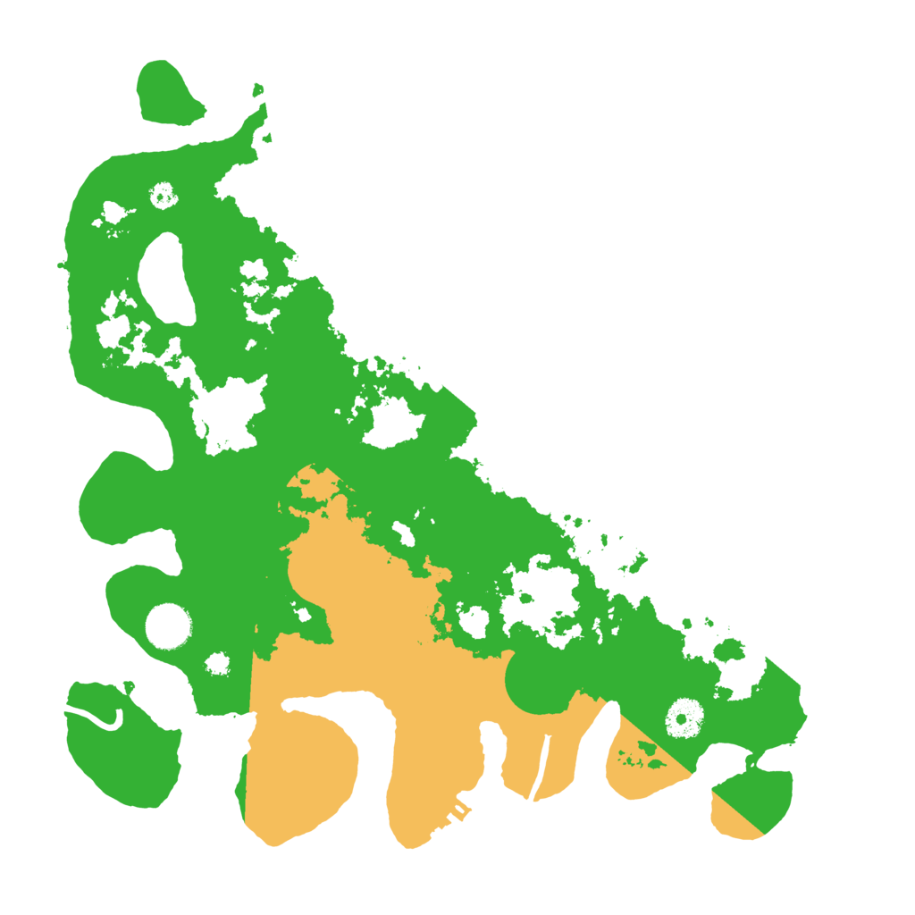 Biome Rust Map: Procedural Map, Size: 3500, Seed: 598219367