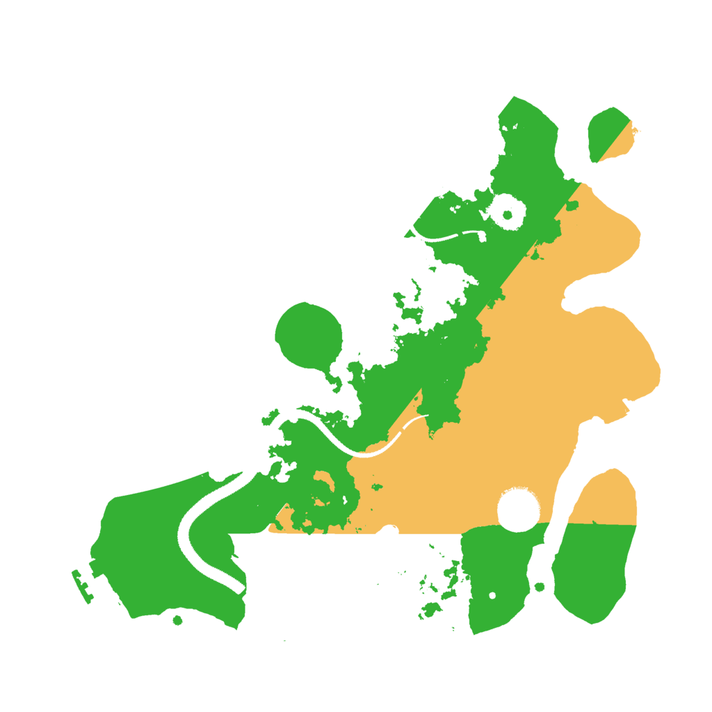 Biome Rust Map: Procedural Map, Size: 3000, Seed: 792674785