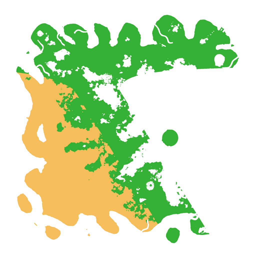 Biome Rust Map: Procedural Map, Size: 4500, Seed: 2138751698