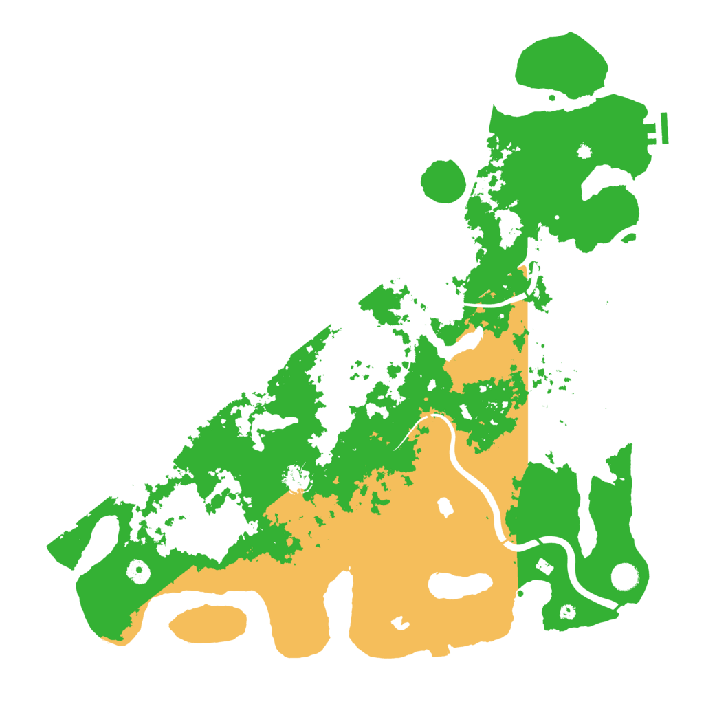 Biome Rust Map: Procedural Map, Size: 4500, Seed: 1763379953