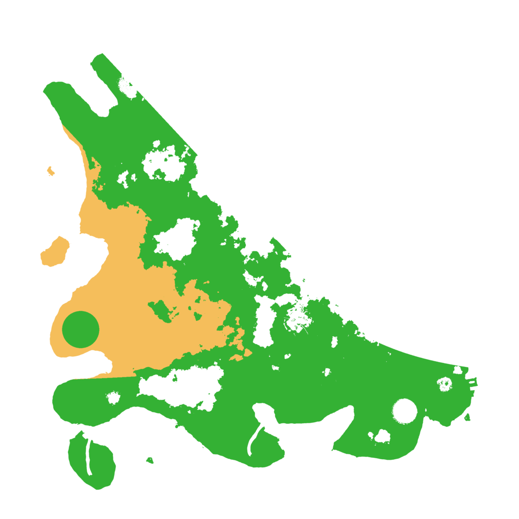 Biome Rust Map: Procedural Map, Size: 3700, Seed: 1035599283