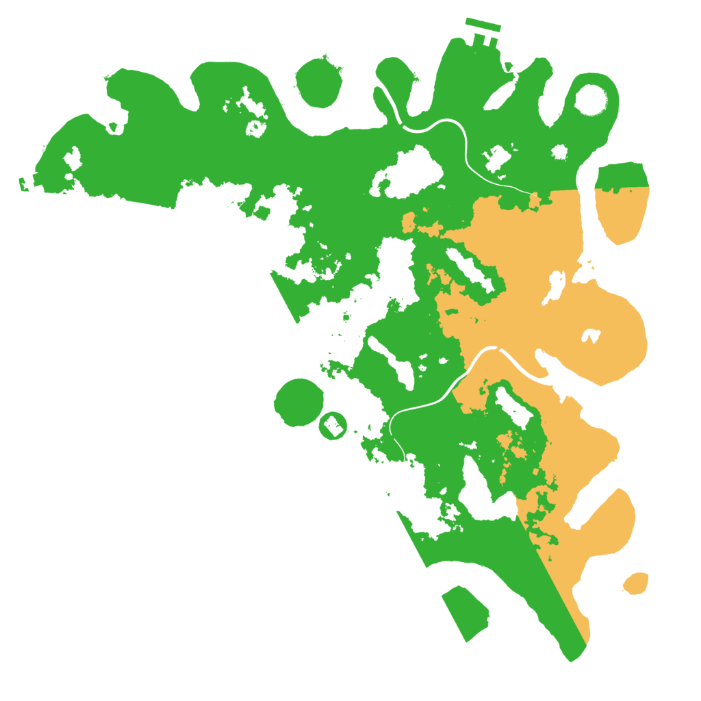 Biome Rust Map: Procedural Map, Size: 4000, Seed: 1442285532