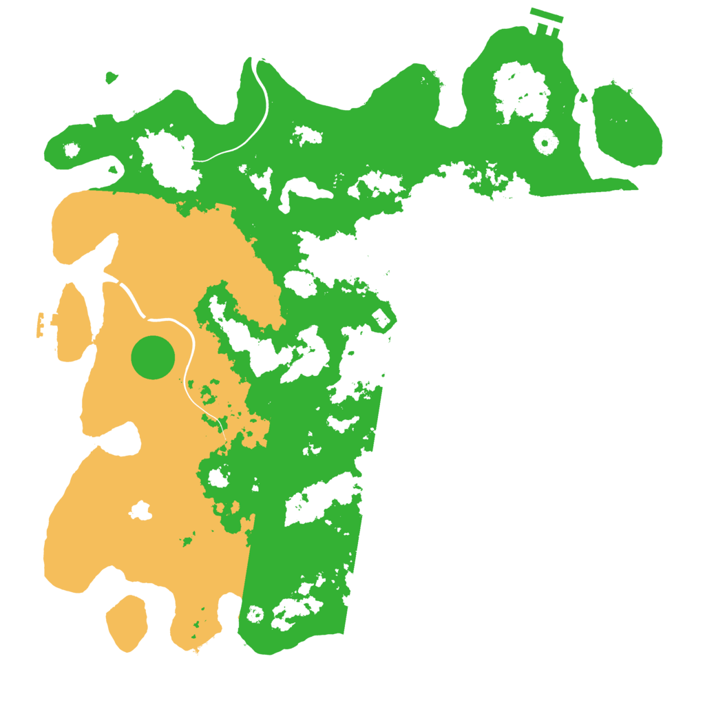 Biome Rust Map: Procedural Map, Size: 4250, Seed: 417831282
