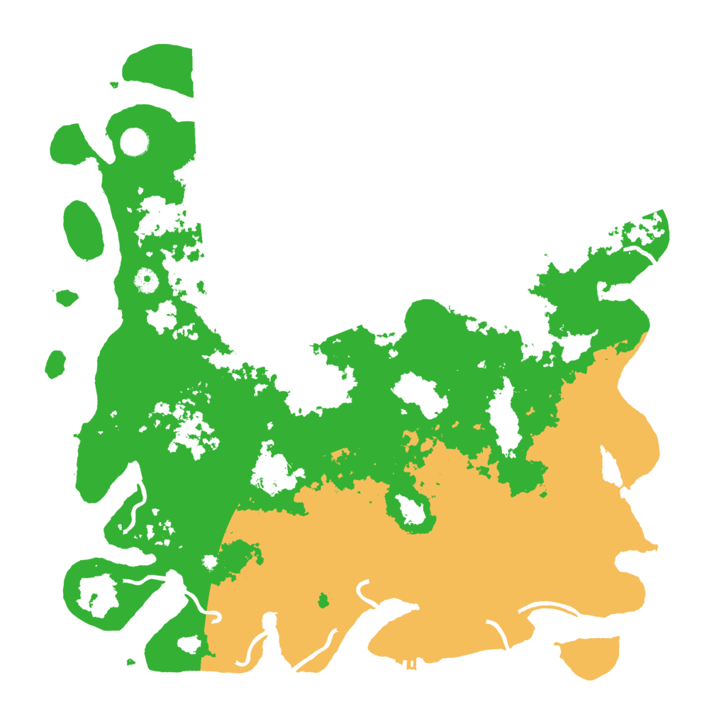 Biome Rust Map: Procedural Map, Size: 4500, Seed: 145267