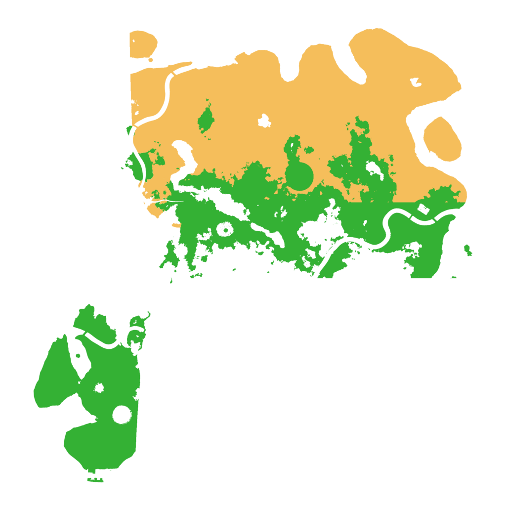 Biome Rust Map: Procedural Map, Size: 4800, Seed: 1200141039