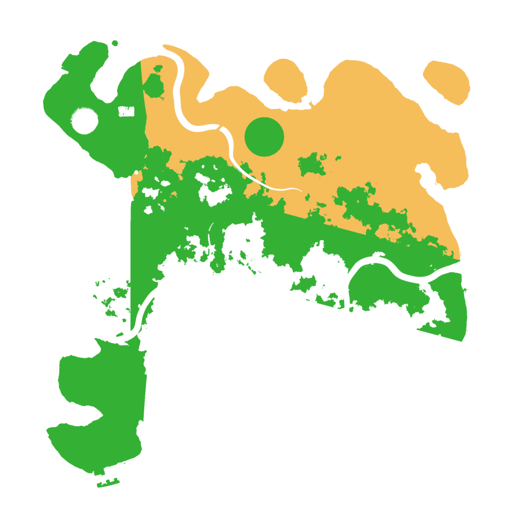 Biome Rust Map: Procedural Map, Size: 3500, Seed: 674785421