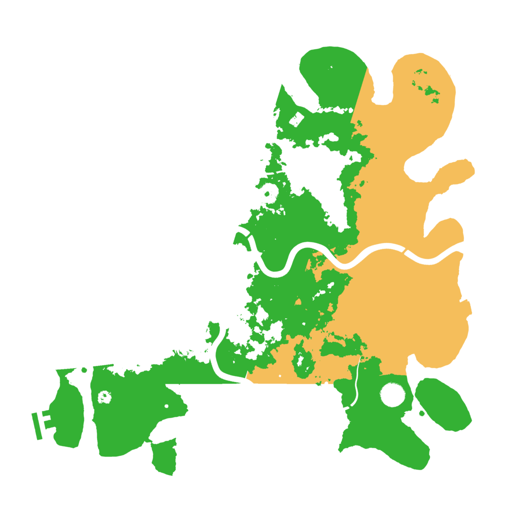 Biome Rust Map: Procedural Map, Size: 3800, Seed: 5568