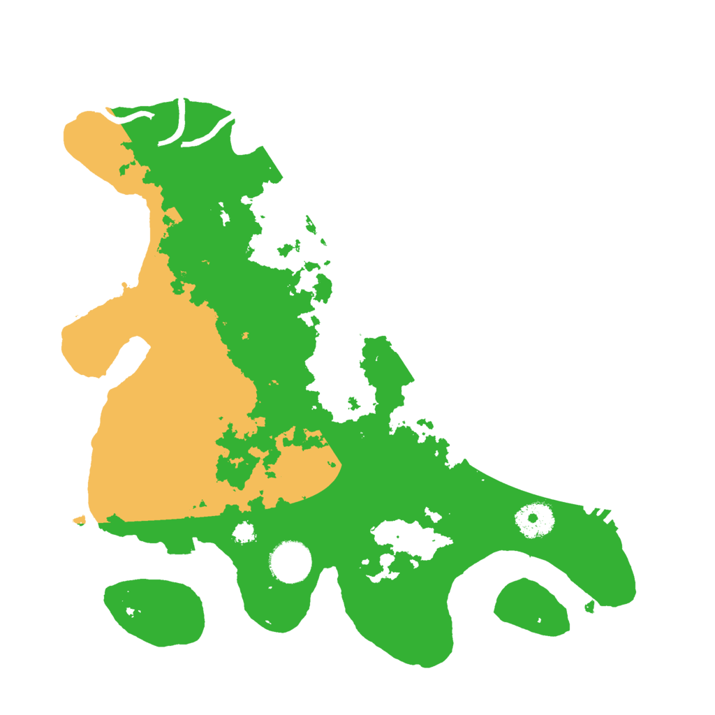 Biome Rust Map: Procedural Map, Size: 3000, Seed: 88247