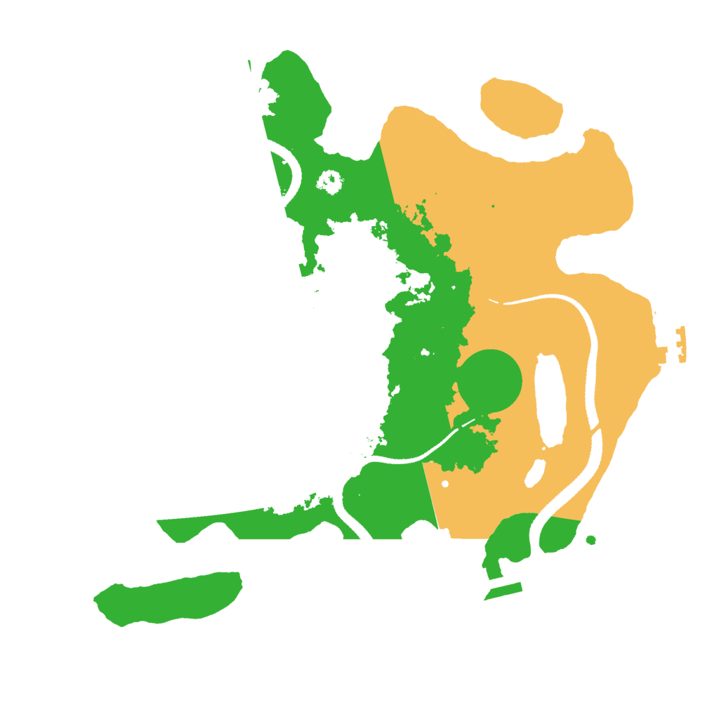 Biome Rust Map: Procedural Map, Size: 3000, Seed: 1011537281
