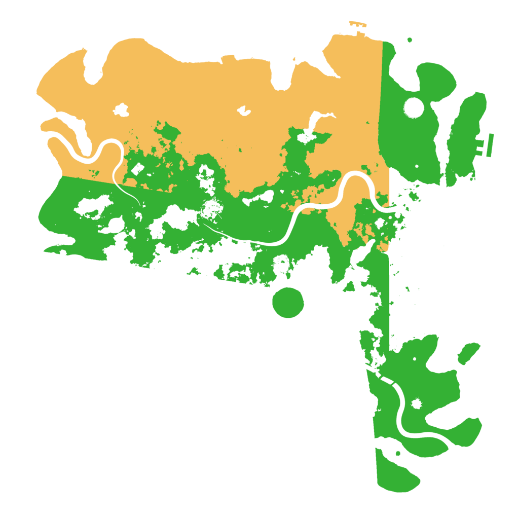 Biome Rust Map: Procedural Map, Size: 4500, Seed: 786801349