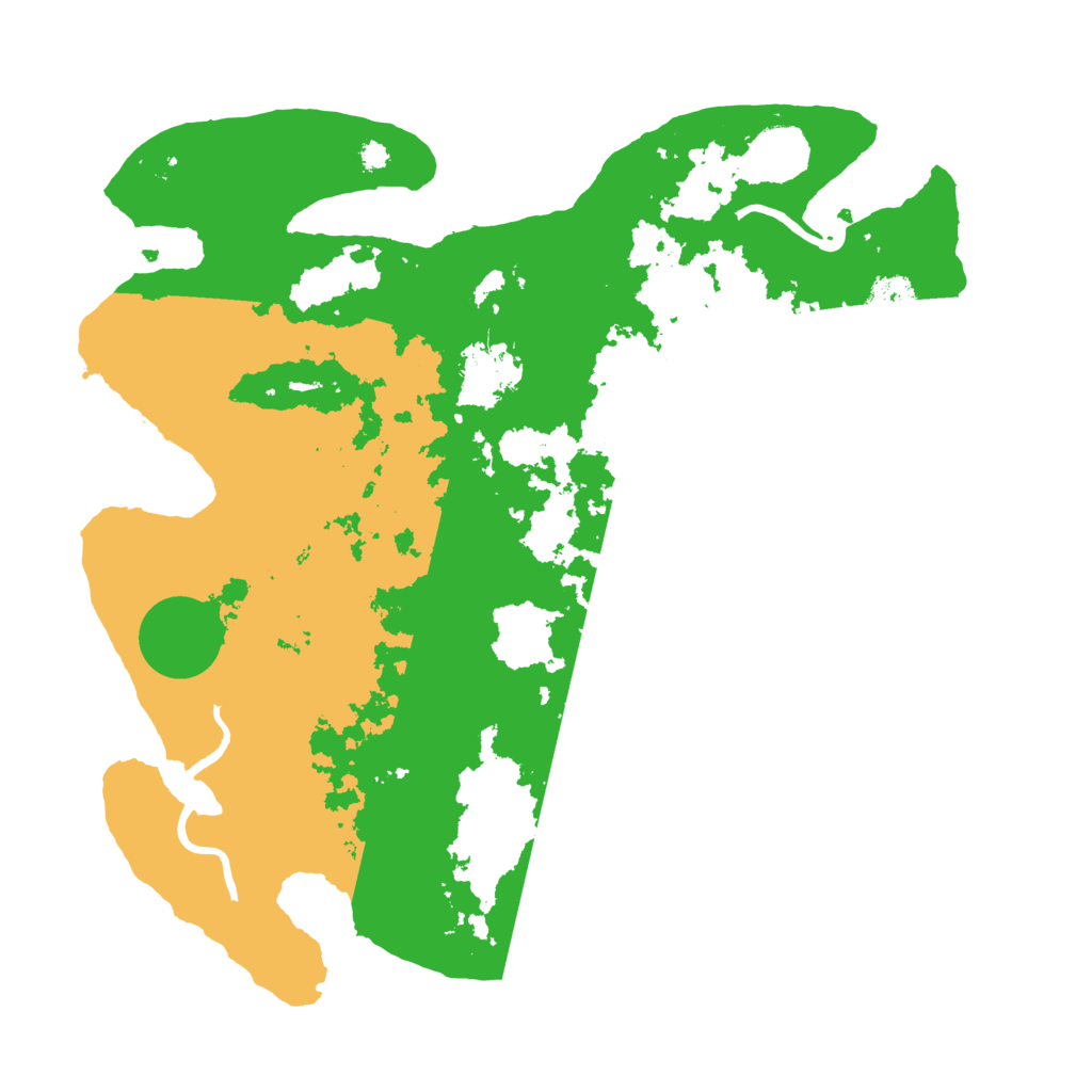 Biome Rust Map: Procedural Map, Size: 3500, Seed: 82199087
