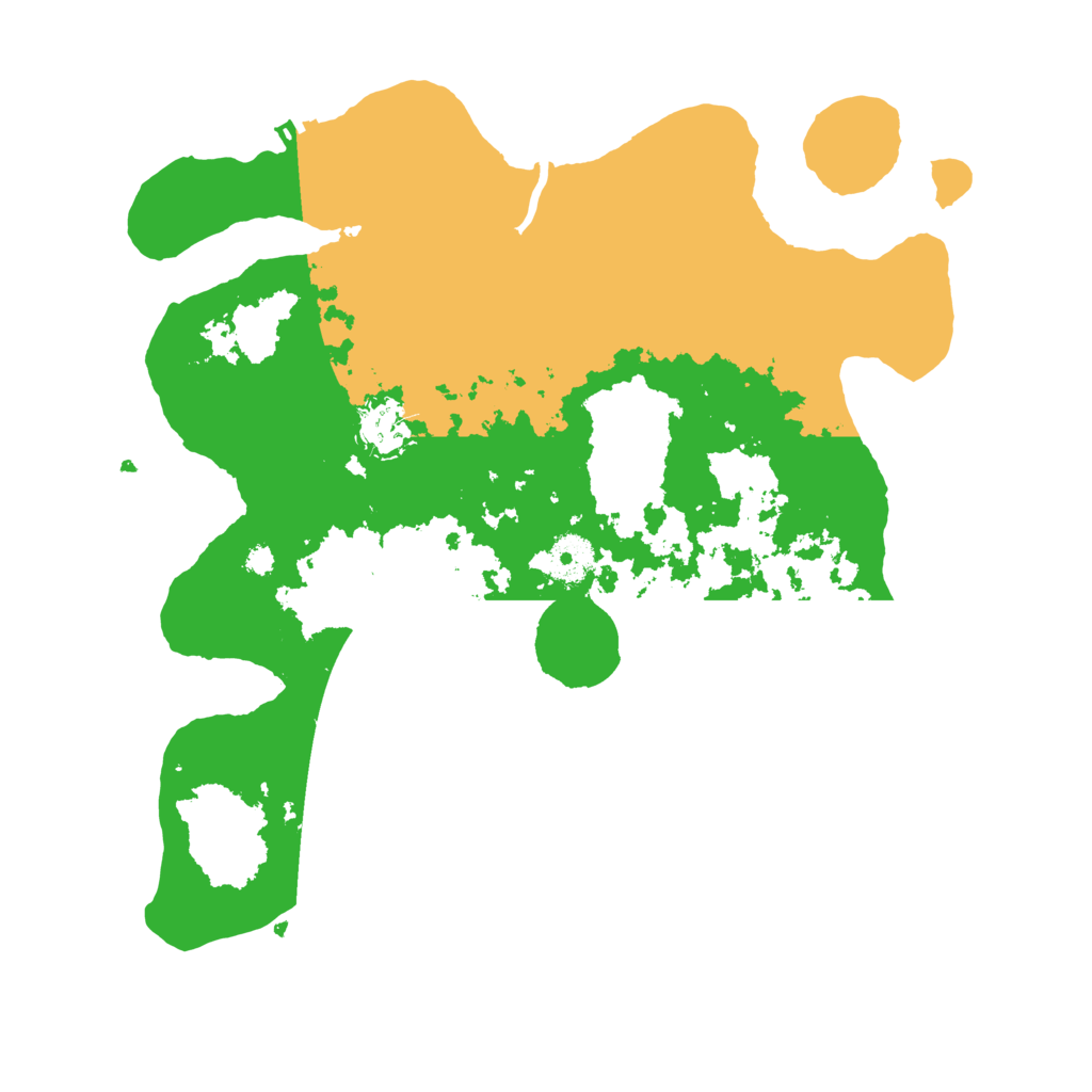 Biome Rust Map: Procedural Map, Size: 3500, Seed: 16912