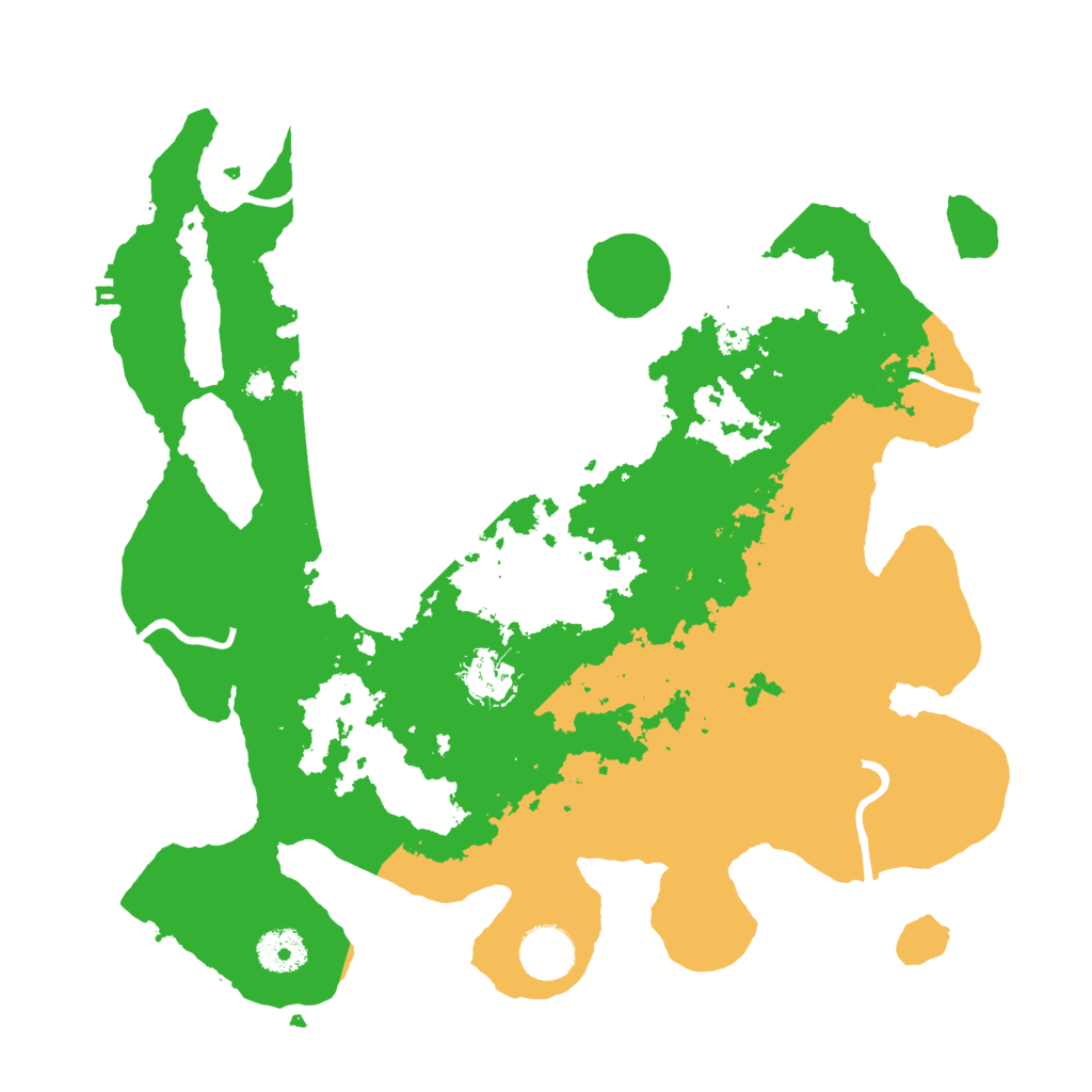 Biome Rust Map: Procedural Map, Size: 3500, Seed: 17851747