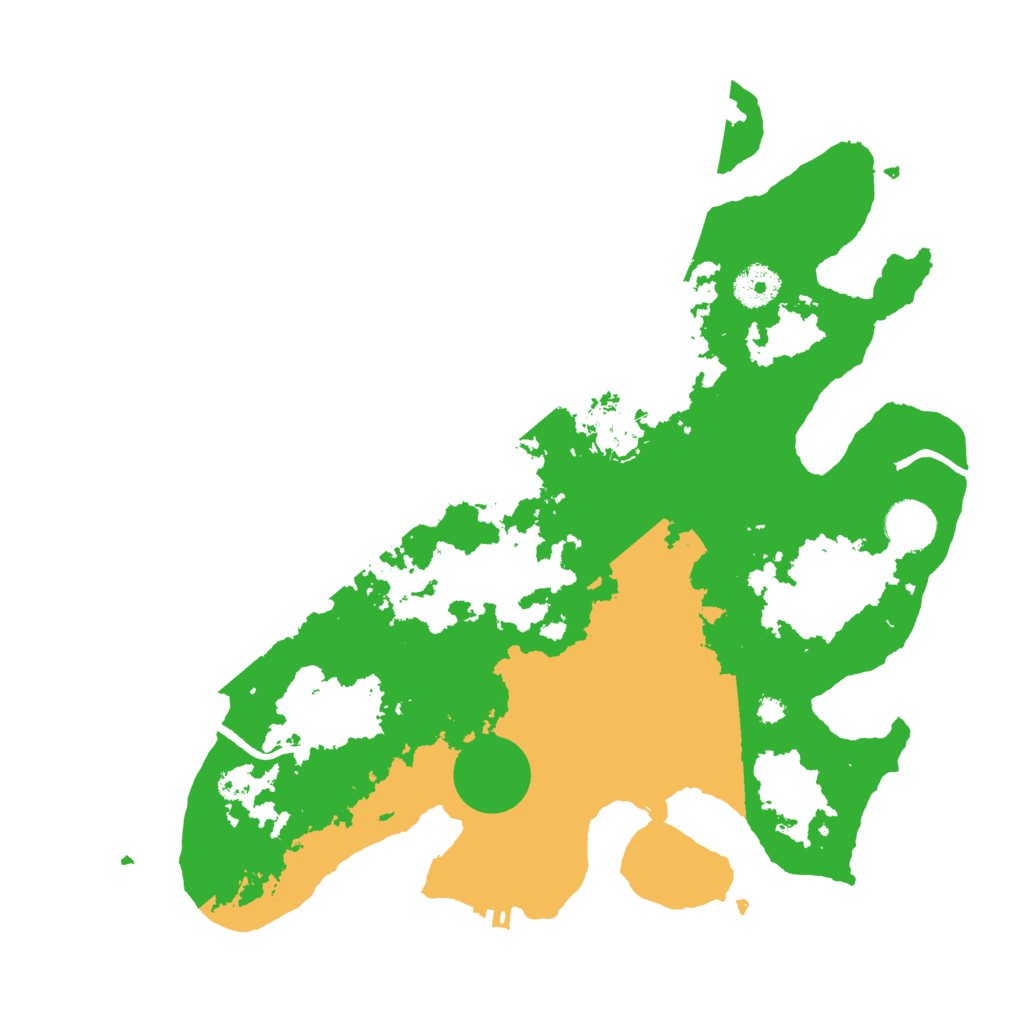 Biome Rust Map: Procedural Map, Size: 3500, Seed: 11856276