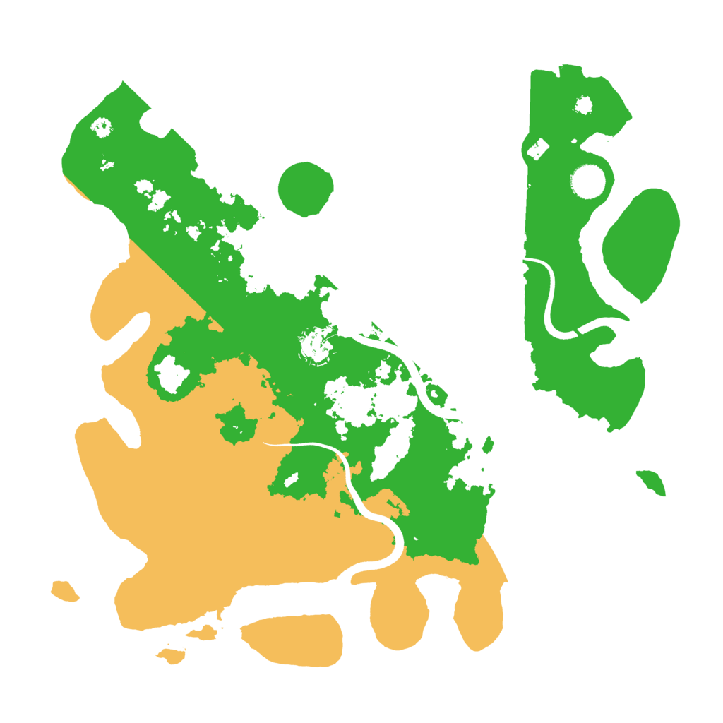 Biome Rust Map: Procedural Map, Size: 3700, Seed: 1694154340