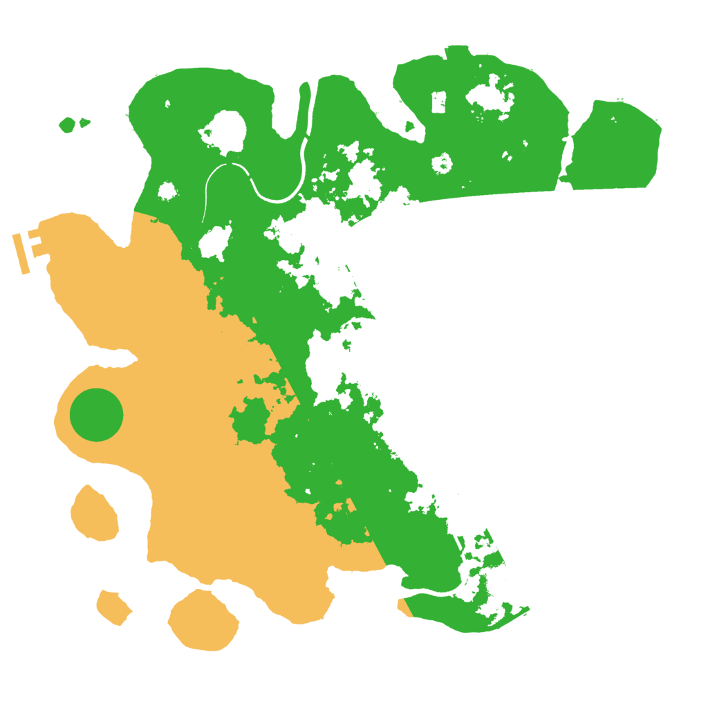 Biome Rust Map: Procedural Map, Size: 3500, Seed: 1860502357