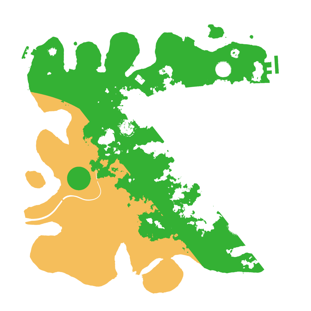 Biome Rust Map: Procedural Map, Size: 3500, Seed: 5928632