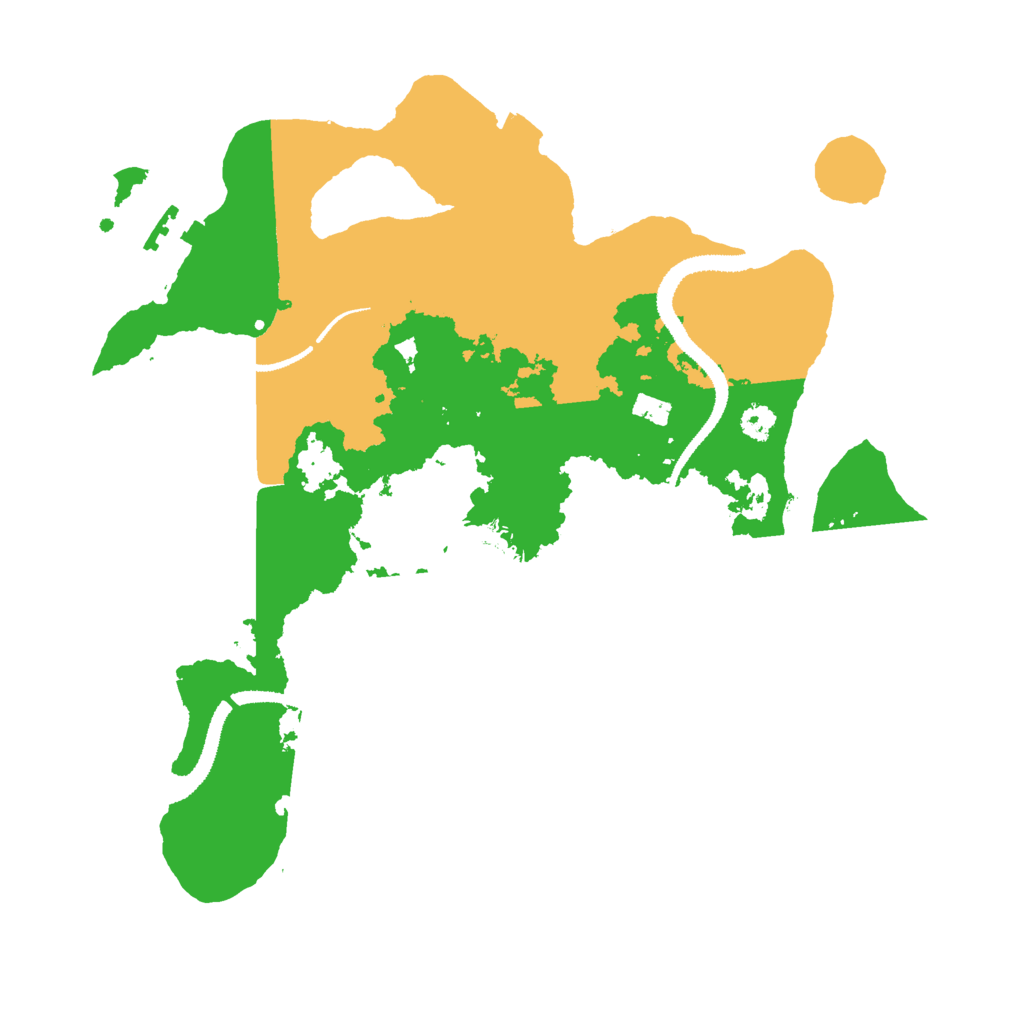 Biome Rust Map: Procedural Map, Size: 3000, Seed: 1790338306
