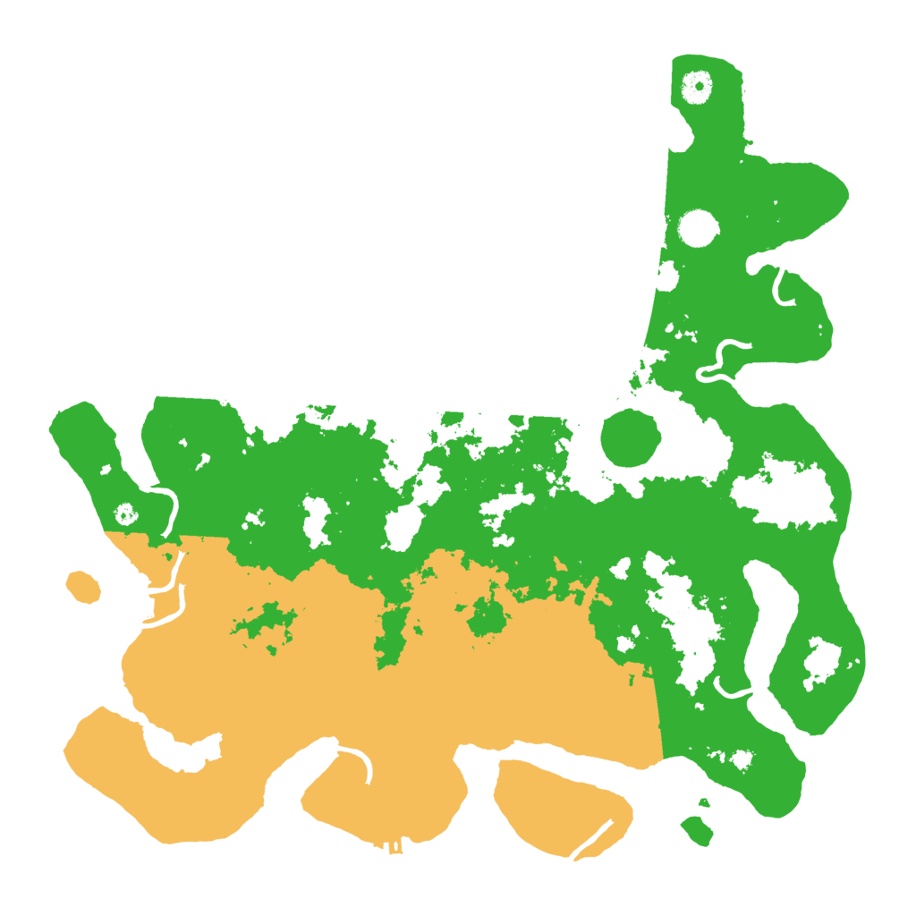 Biome Rust Map: Procedural Map, Size: 4250, Seed: 518661053
