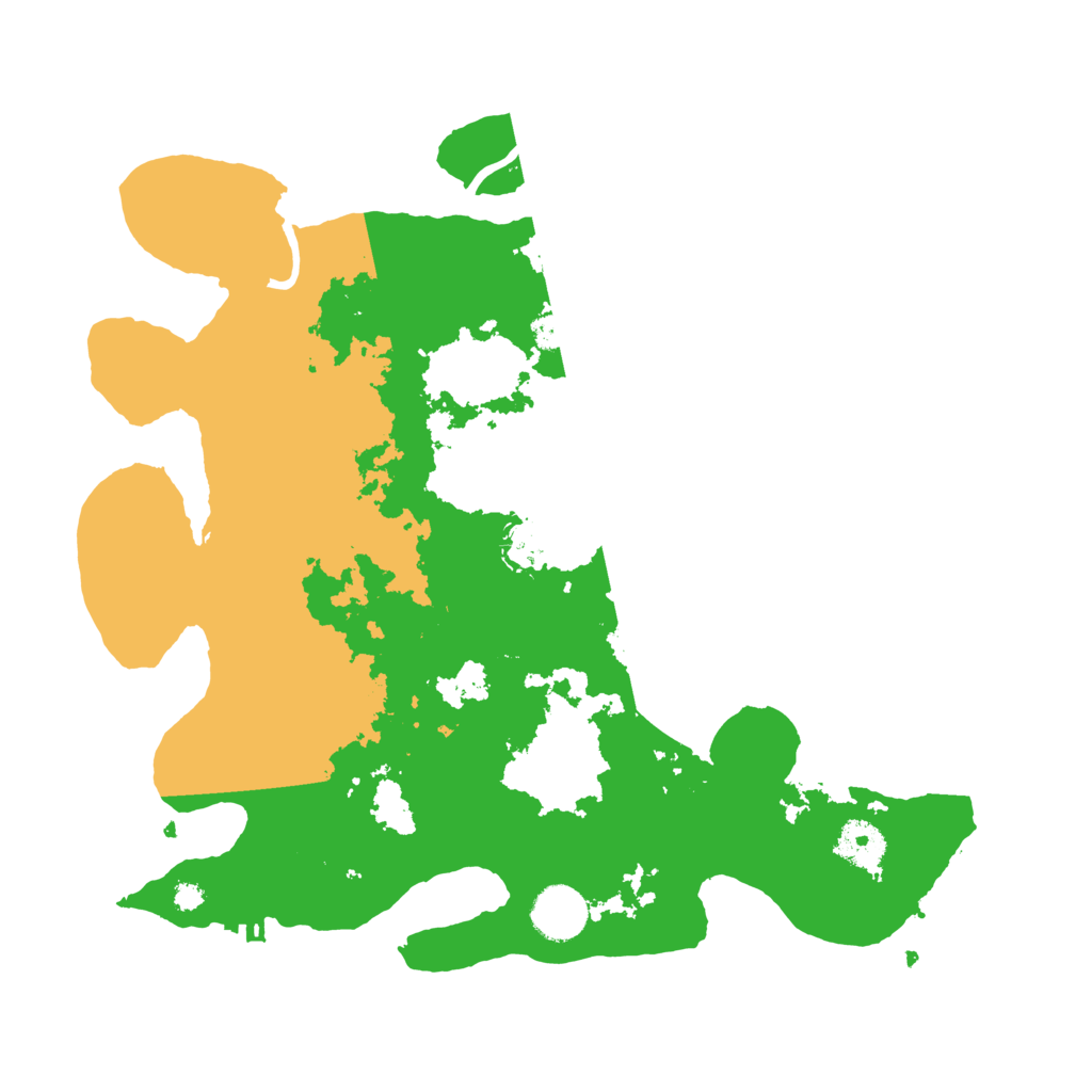 Biome Rust Map: Procedural Map, Size: 3500, Seed: 7962150