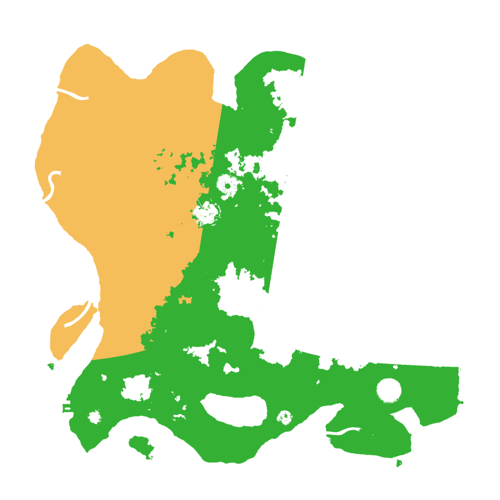 Biome Rust Map: Procedural Map, Size: 3600, Seed: 1116174945