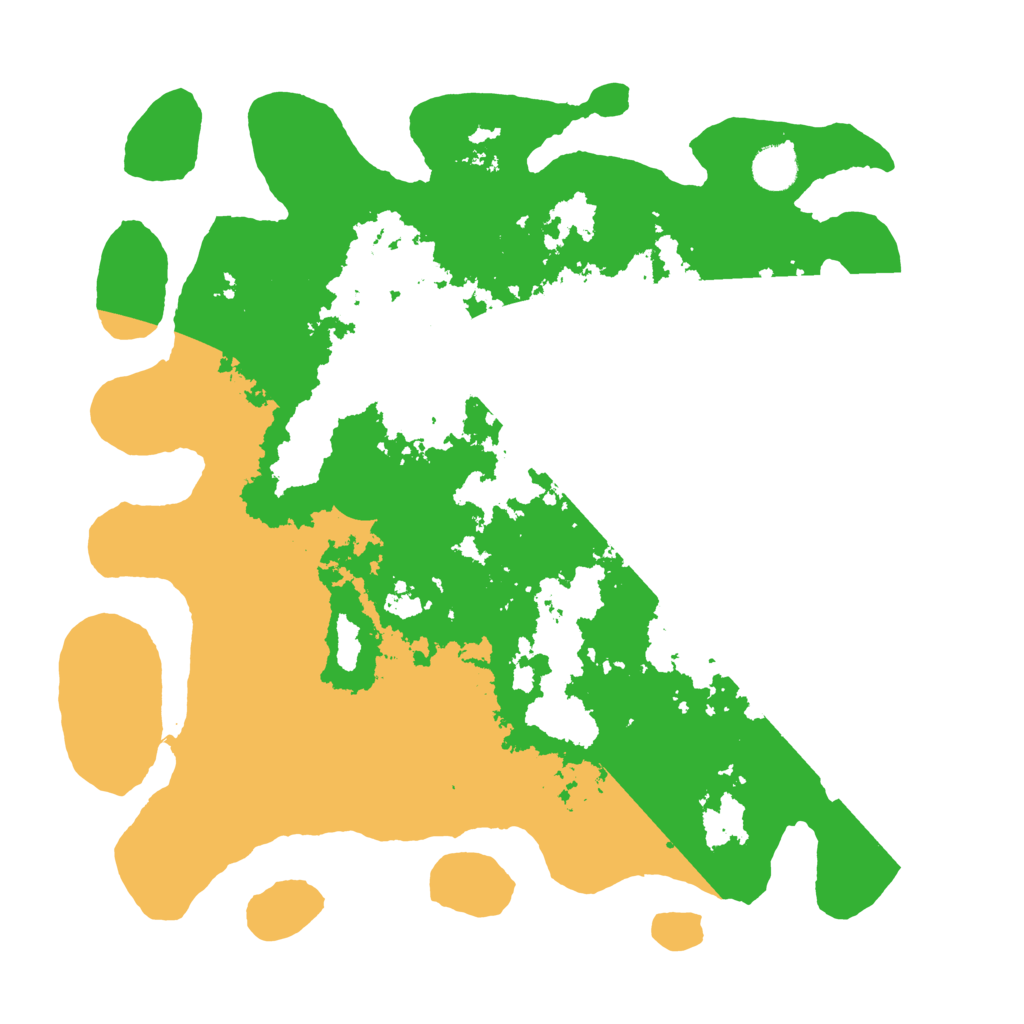 Biome Rust Map: Barren, Size: 4000, Seed: 1486328118