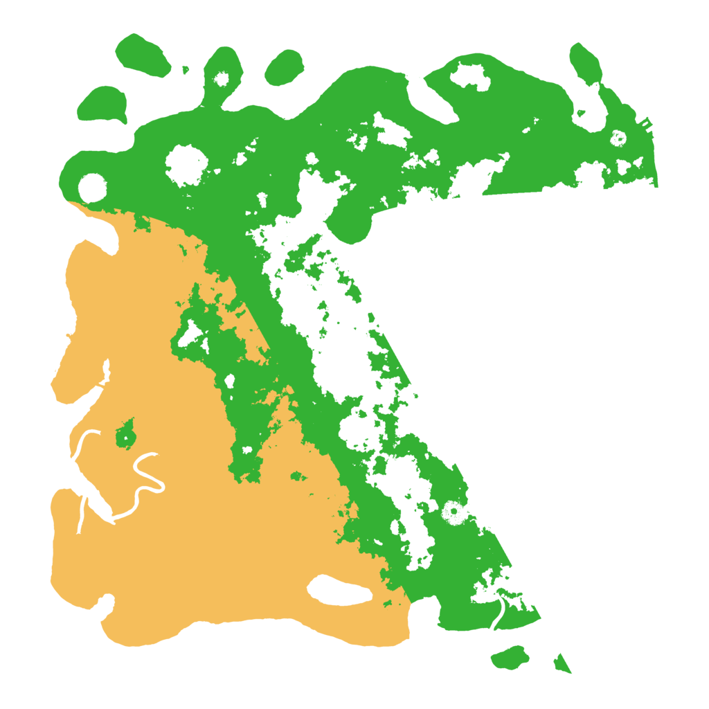 Biome Rust Map: Procedural Map, Size: 4500, Seed: 71649740