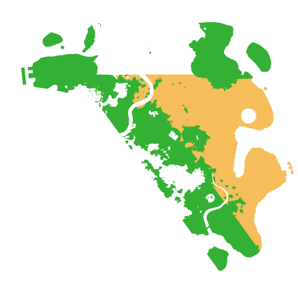 Biome Rust Map: Procedural Map, Size: 3500, Seed: 508984653