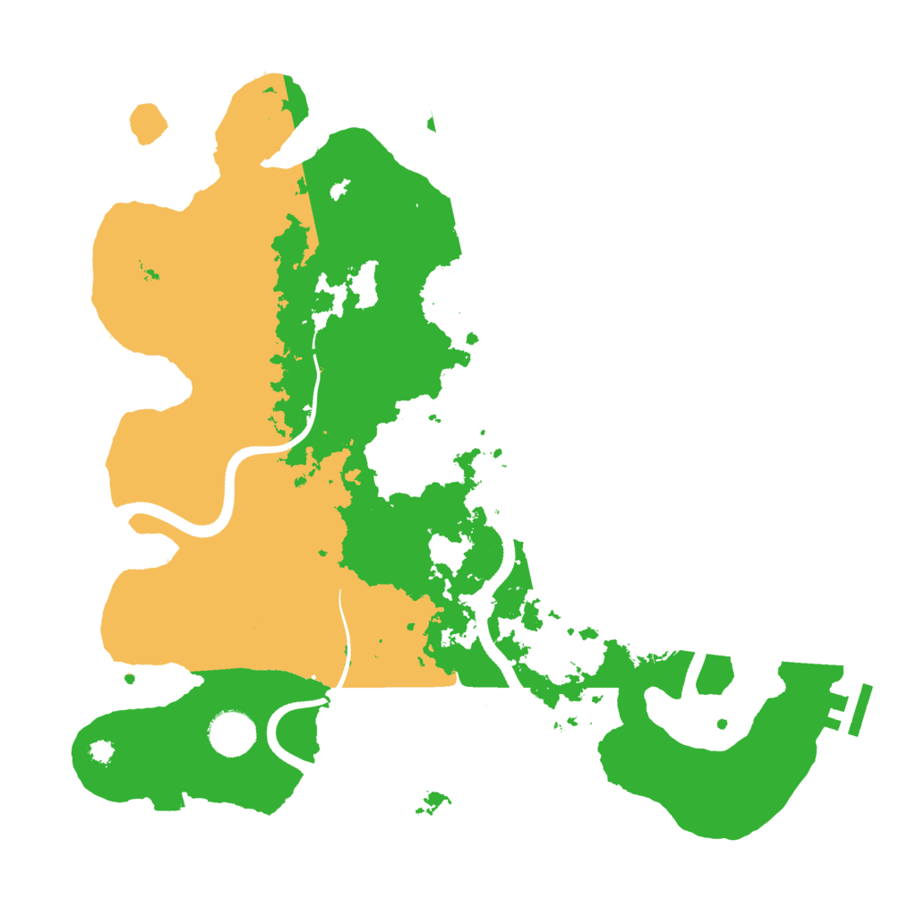 Biome Rust Map: Procedural Map, Size: 3500, Seed: 1902378264