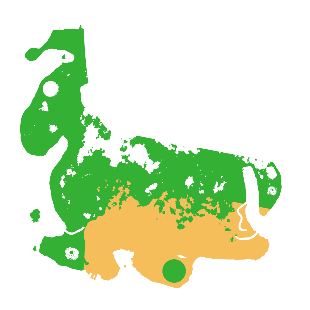 Biome Rust Map: Procedural Map, Size: 3500, Seed: 172496348