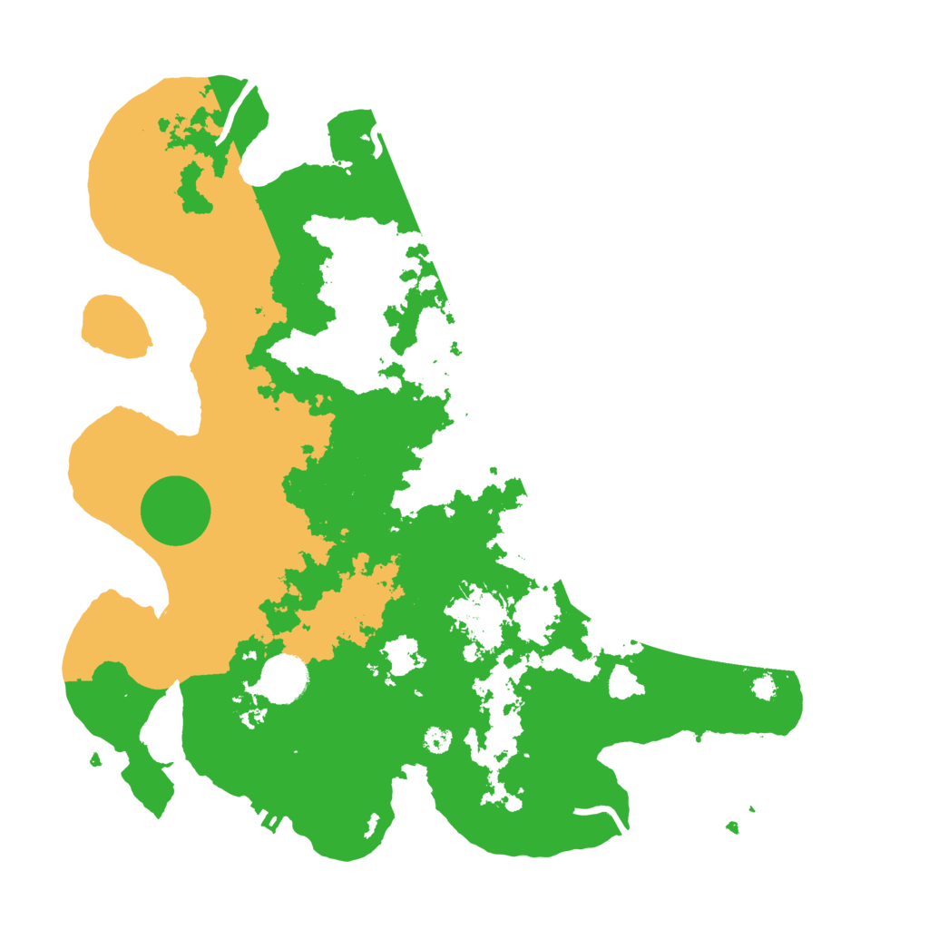 Biome Rust Map: Procedural Map, Size: 3500, Seed: 1405140245