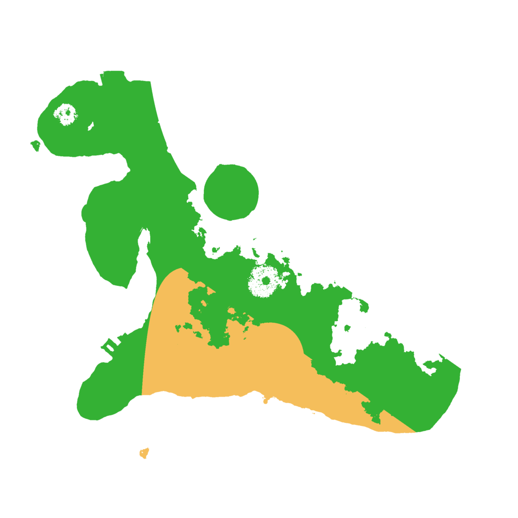 Biome Rust Map: Procedural Map, Size: 2500, Seed: 755367243