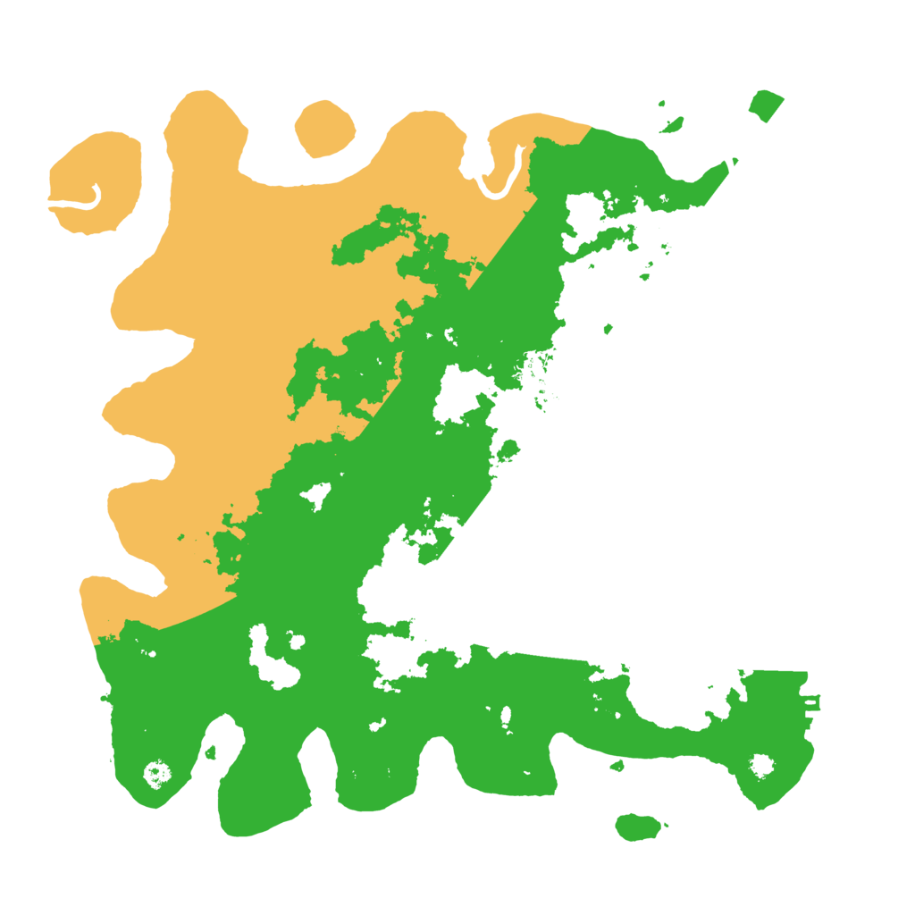 Biome Rust Map: Procedural Map, Size: 3500, Seed: 503571201